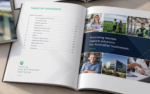 PSA memorandum table of contents with numbered sections and page references